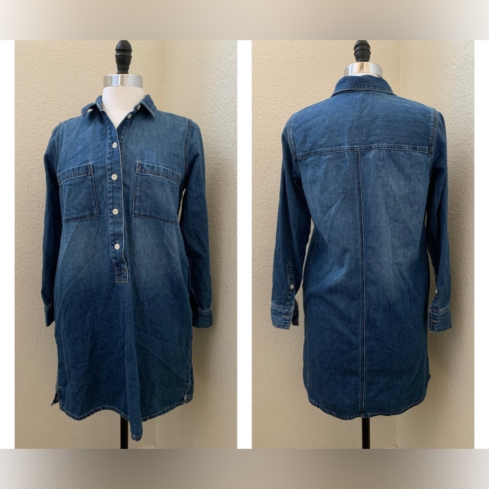 Madewell Denim Shirt Dress - Size S